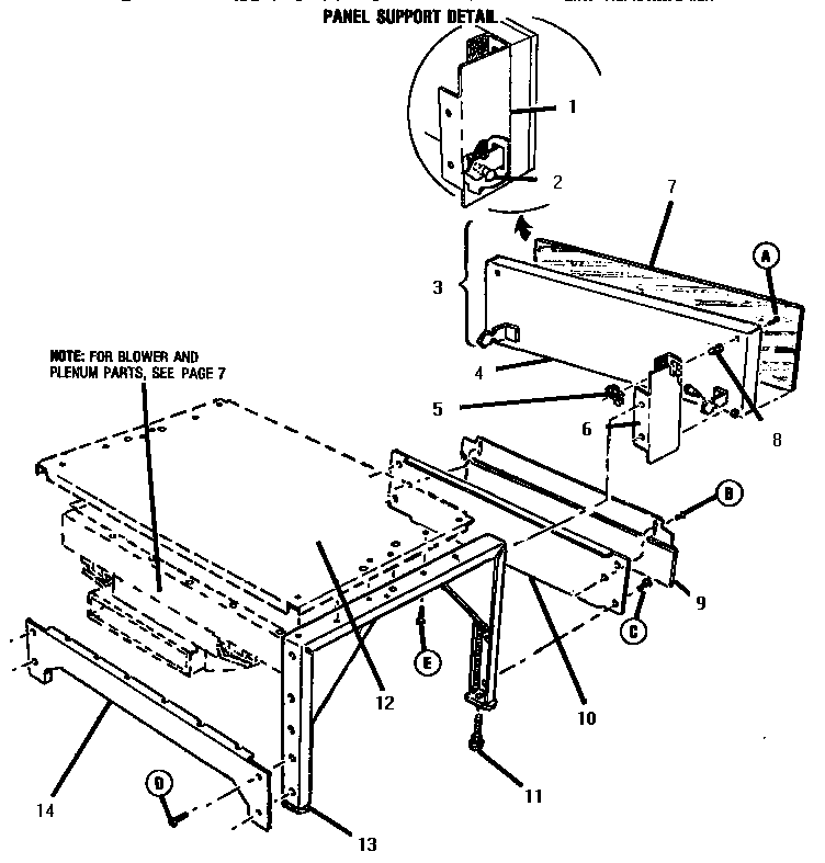 Thermador ESC30B base & toeplate assemblies diagram