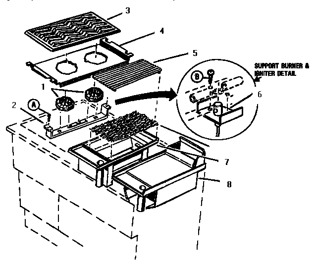 Thermador GCR486GD body (gcr484gd) diagram