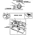 Thermador GCR486GD main oven controls, right side diagram