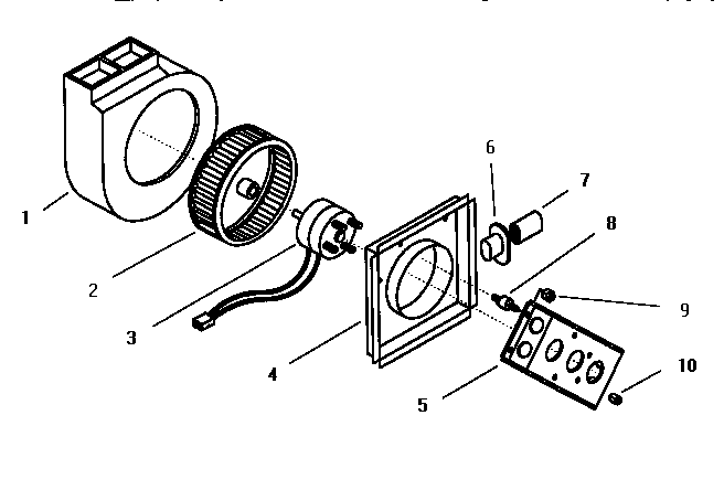 Thermador GGS36W cv2536 integral ventilator (ggs30) (ggs30w) (ggs36) (ggs365) (ggs365w) (ggs36w) diagram