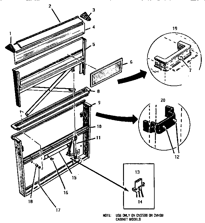 Thermador GG3001 cv2236 ventilator intake (gg3001) (gg3601) diagram