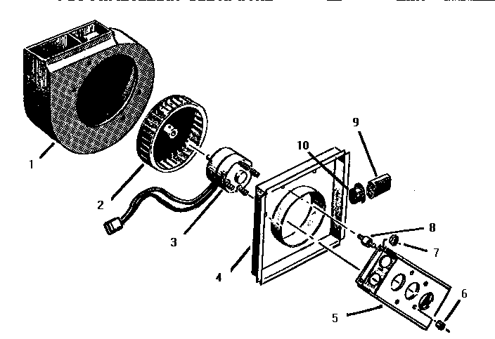 Thermador GG3001 cv2536 integral ventilator (gg3001) (gg3601) diagram