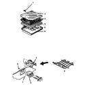 Thermador SGT36G02 rack assemblies diagram