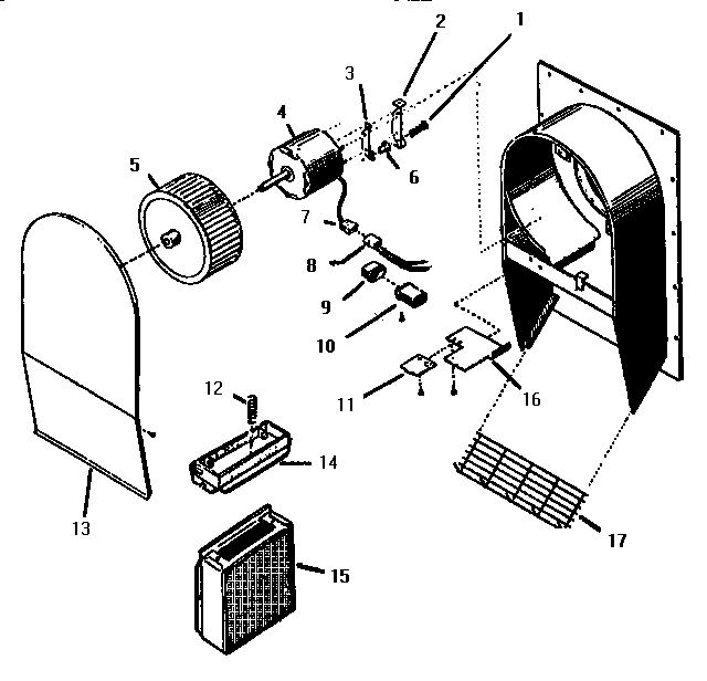 Thermador SGT3002 blower diagram