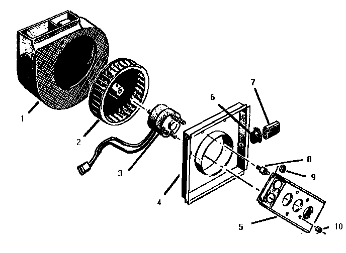 Thermador SGT3002 blower diagram