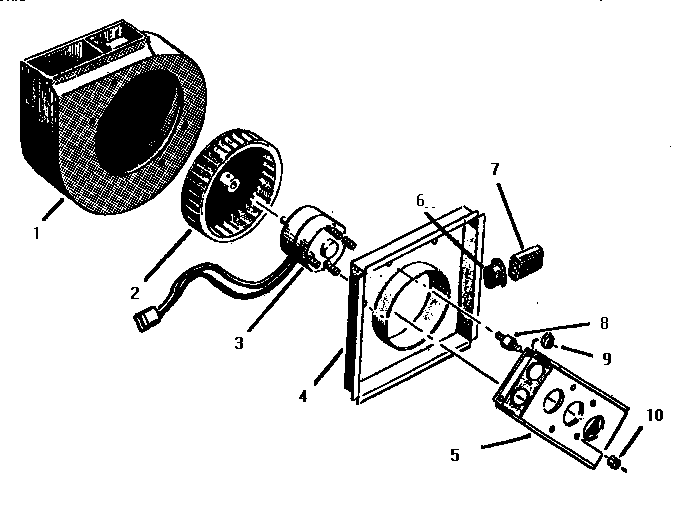 Thermador SGT3002 blower diagram