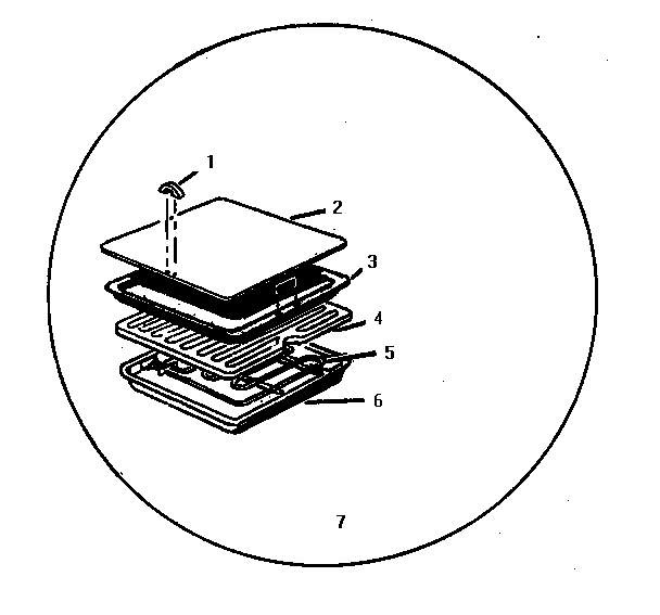 Thermador SGT3601 griddle and element diagram