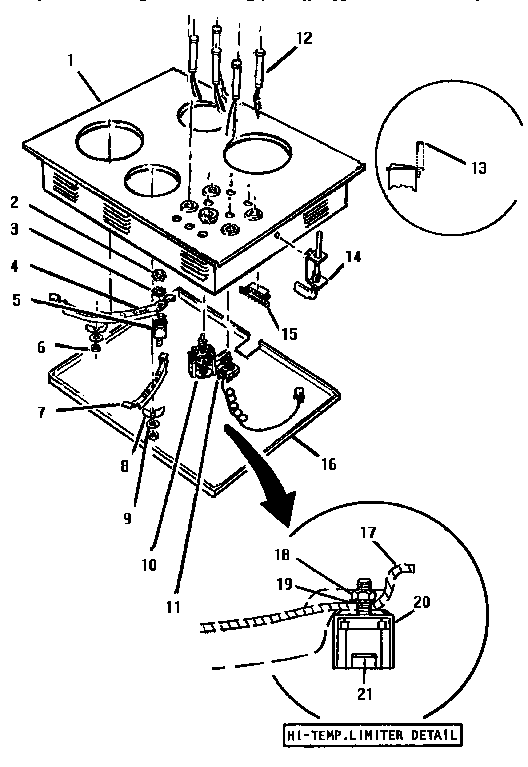 Thermador EIICV30 all models diagram