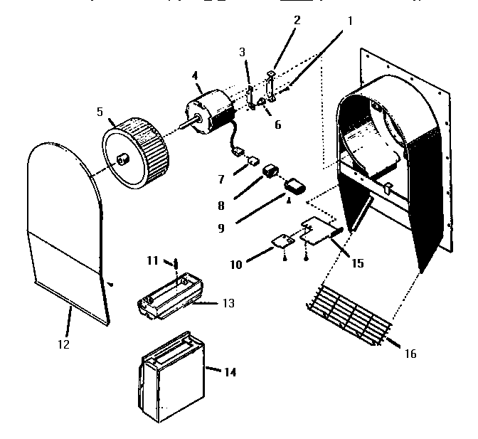 Thermador EIICV30 cv2336 remote ventilator diagram