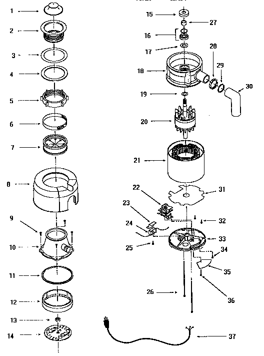 Thermador SS8000 model 2600 (thd-300) (2600) diagram