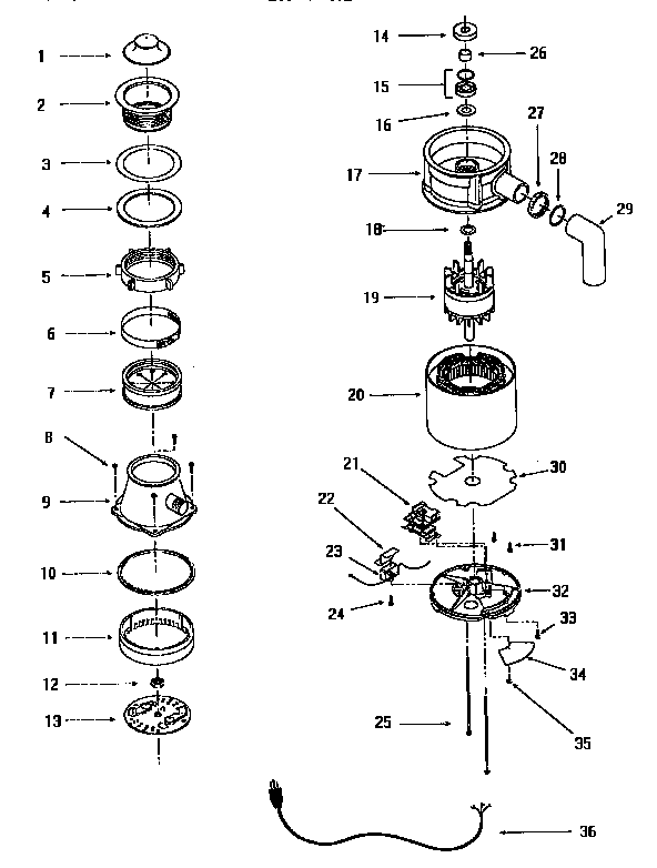 Thermador SS8000 model 1001 (1001) (thd-200) diagram