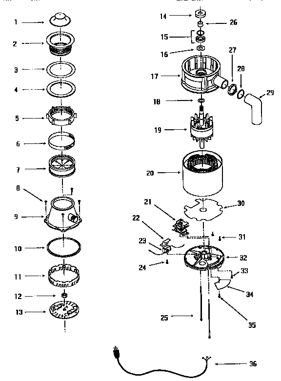 Thermador SS8000 pulverator (pulverator) diagram
