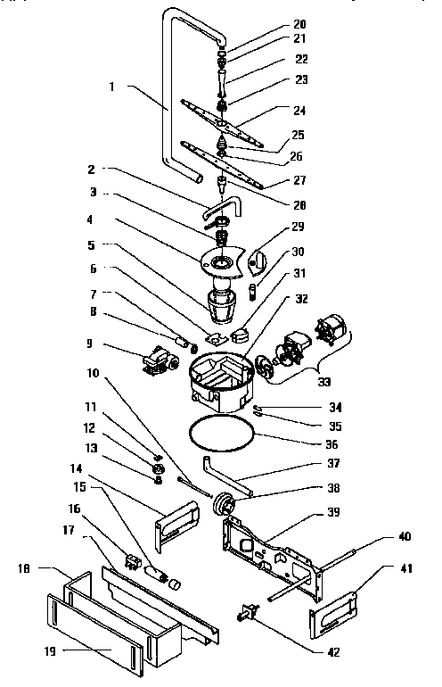 Thermador TD6500 motor diagram
