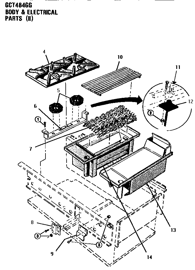 Thermador GCT486G (gct484gg) diagram