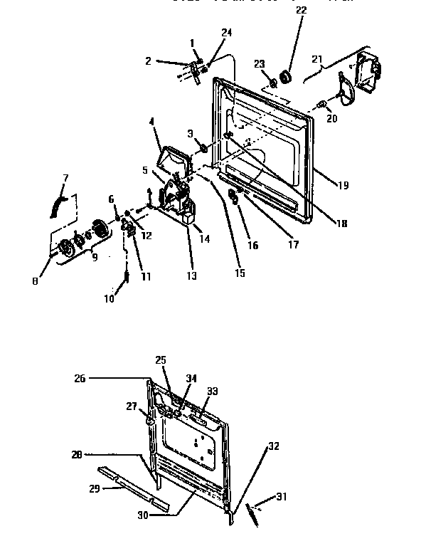 Thermador WKD3700 door parts diagram