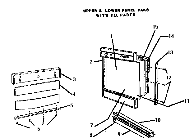 Thermador WKD3700 panels diagram