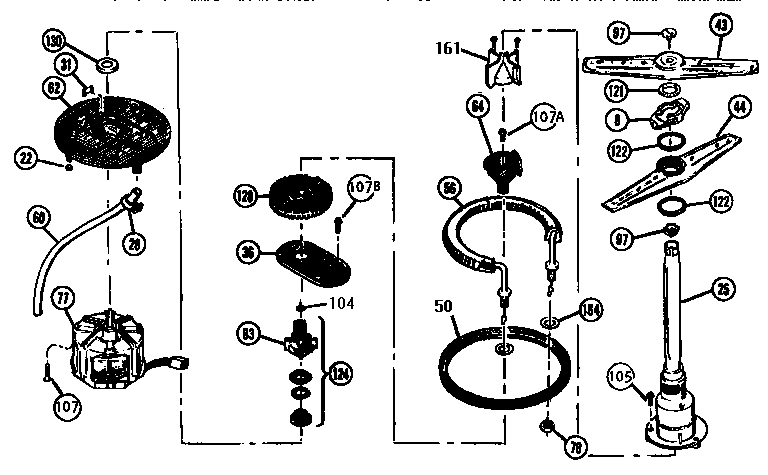 Thermador THD122 motor diagram