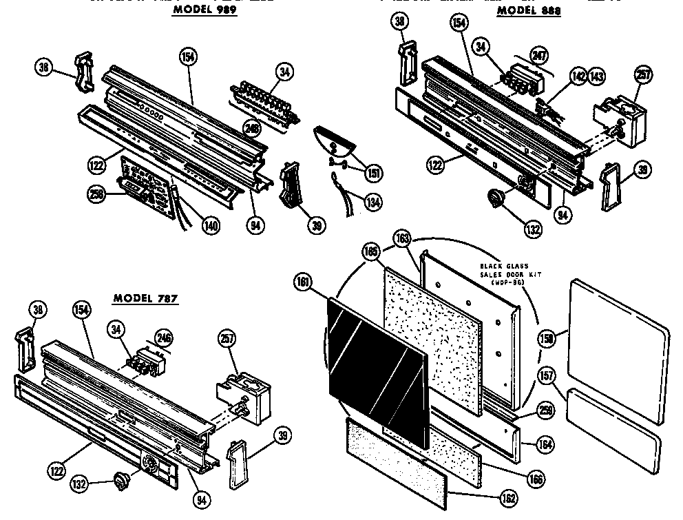 Thermador SS989000 control panels diagram