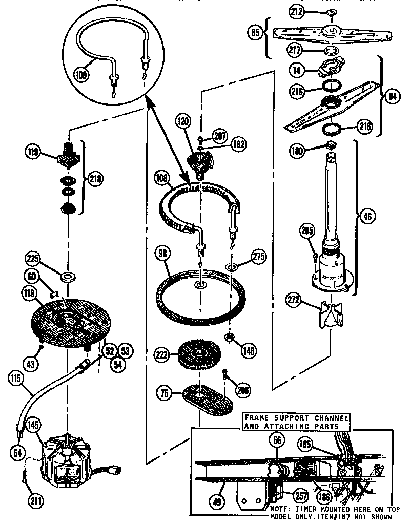 Thermador SS989000 reversible pump diagram