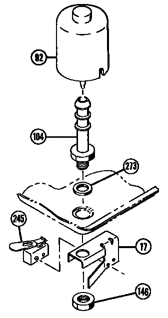Thermador SS989000 float switch diagram