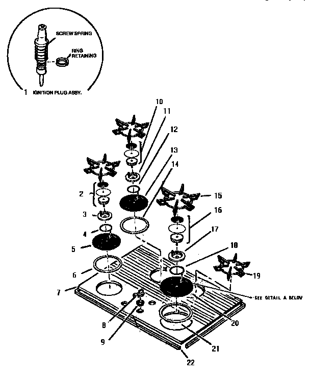 Thermador GGCV3602 maintop (ggcv3002) diagram