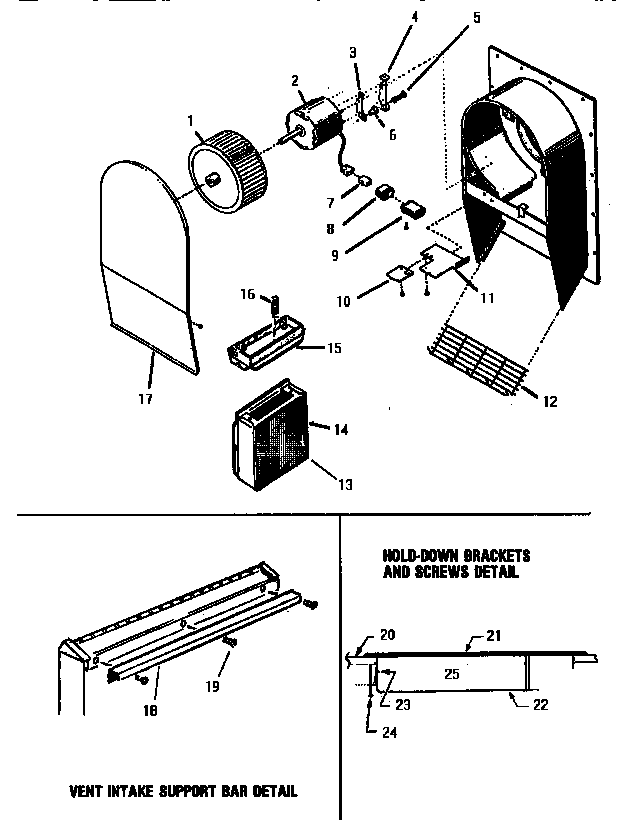 Thermador GGCV3001 cv2336 remote ventilator diagram