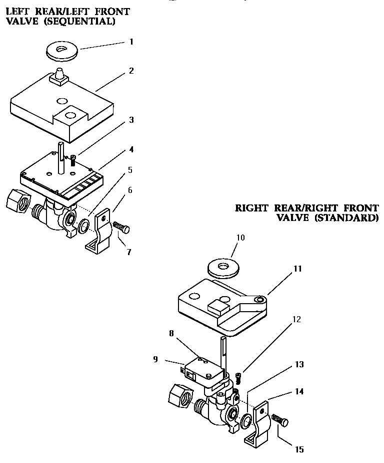 Thermador SGSCV36GW gas control valve diagram