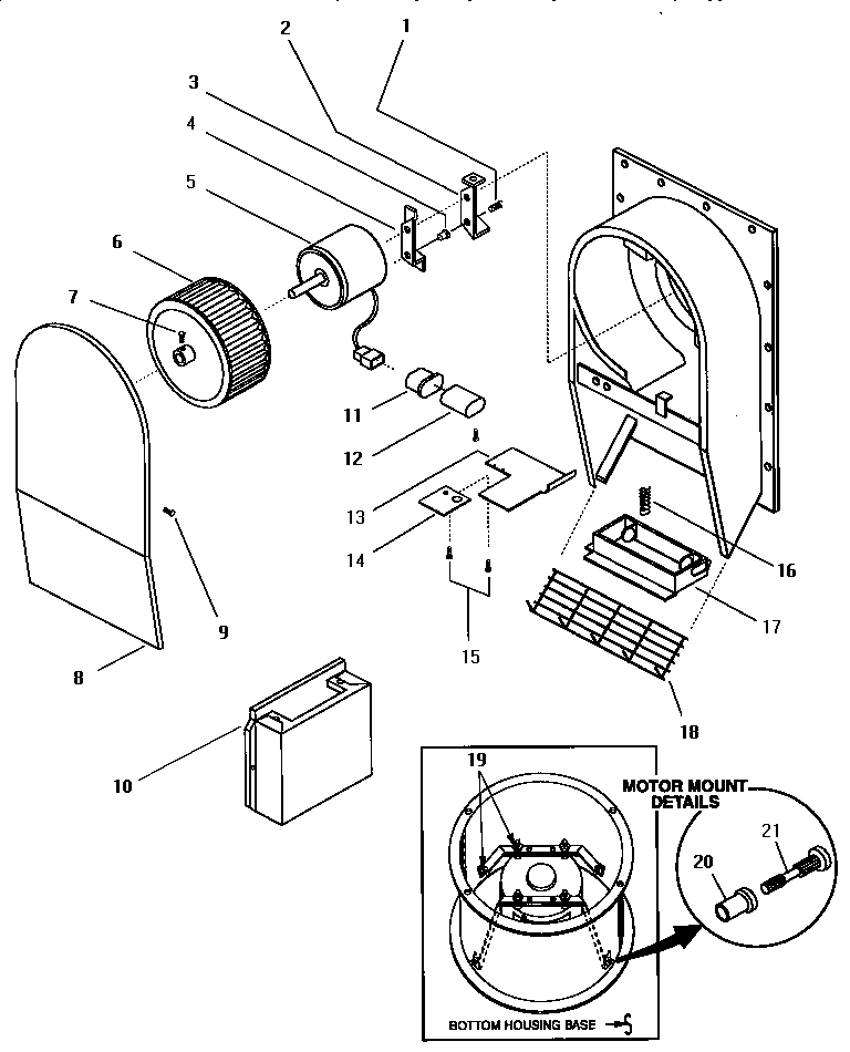Thermador SGSCV36GW cv2336 remote ventilator diagram