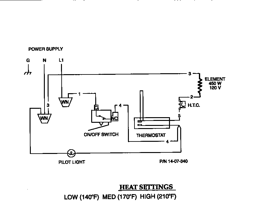 Thermador TWD21 wiring diagram
