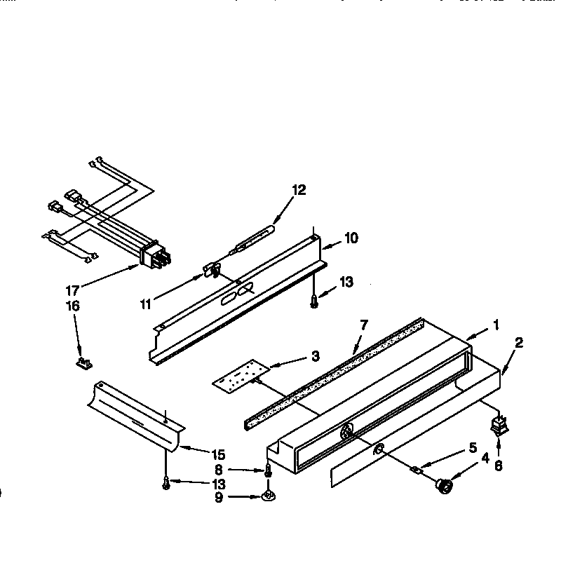 Thermador TSS36DAW-06 control panel diagram