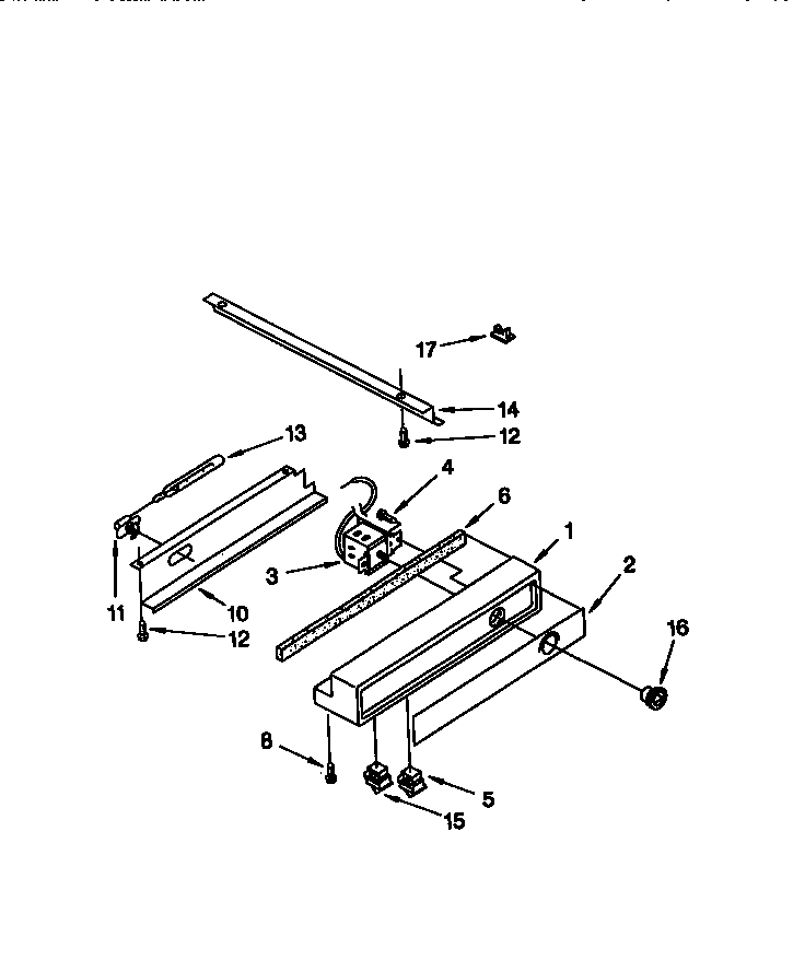 Thermador TSS36DAW-06 freezer control panel diagram
