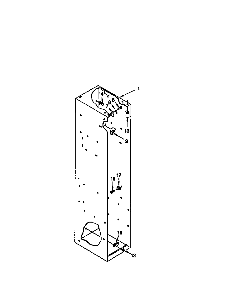 Thermador TSS36DAW-06 freezer liner diagram