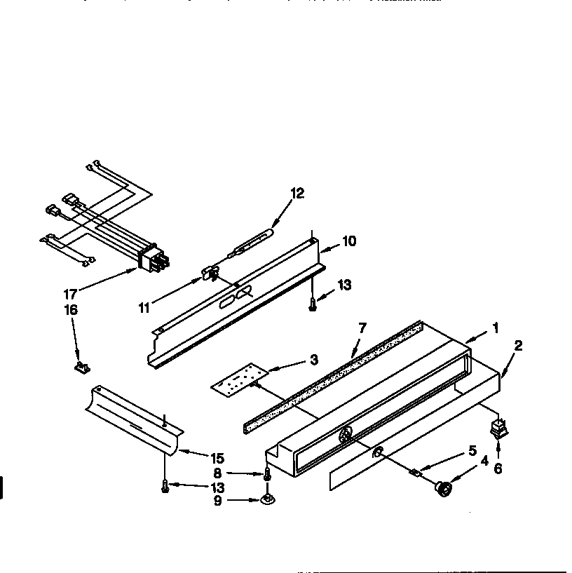 Thermador TSS48DAB-06 refrigerator control panel diagram