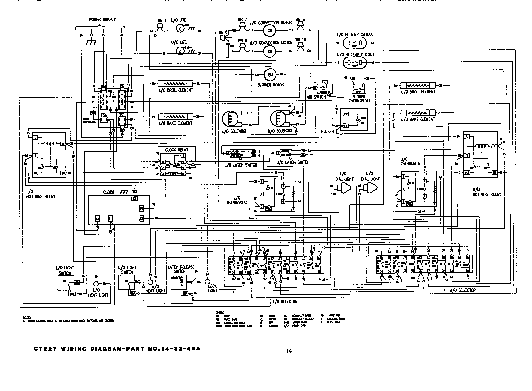 Thermador CT127 wiring diagram diagram