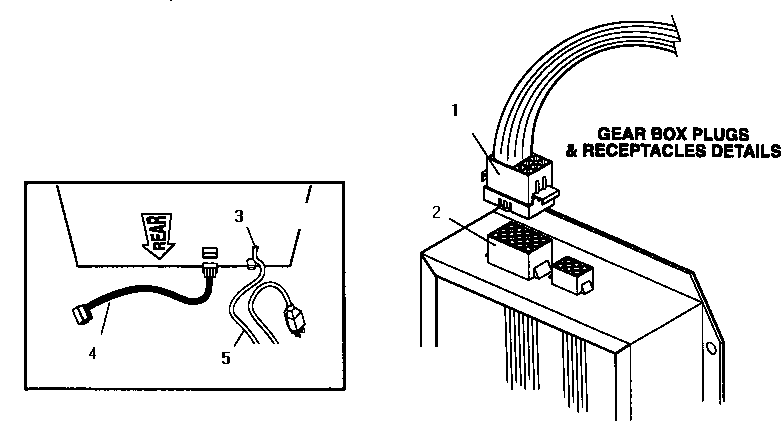 Thermador GGSCV365 gear box plug diagram