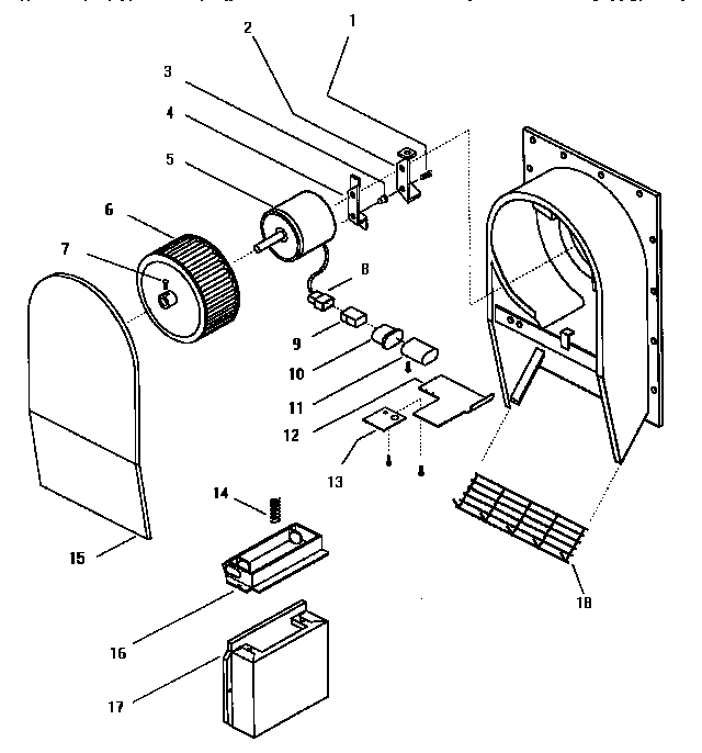 Thermador GGSCV365 cv2336 remote ventilator diagram