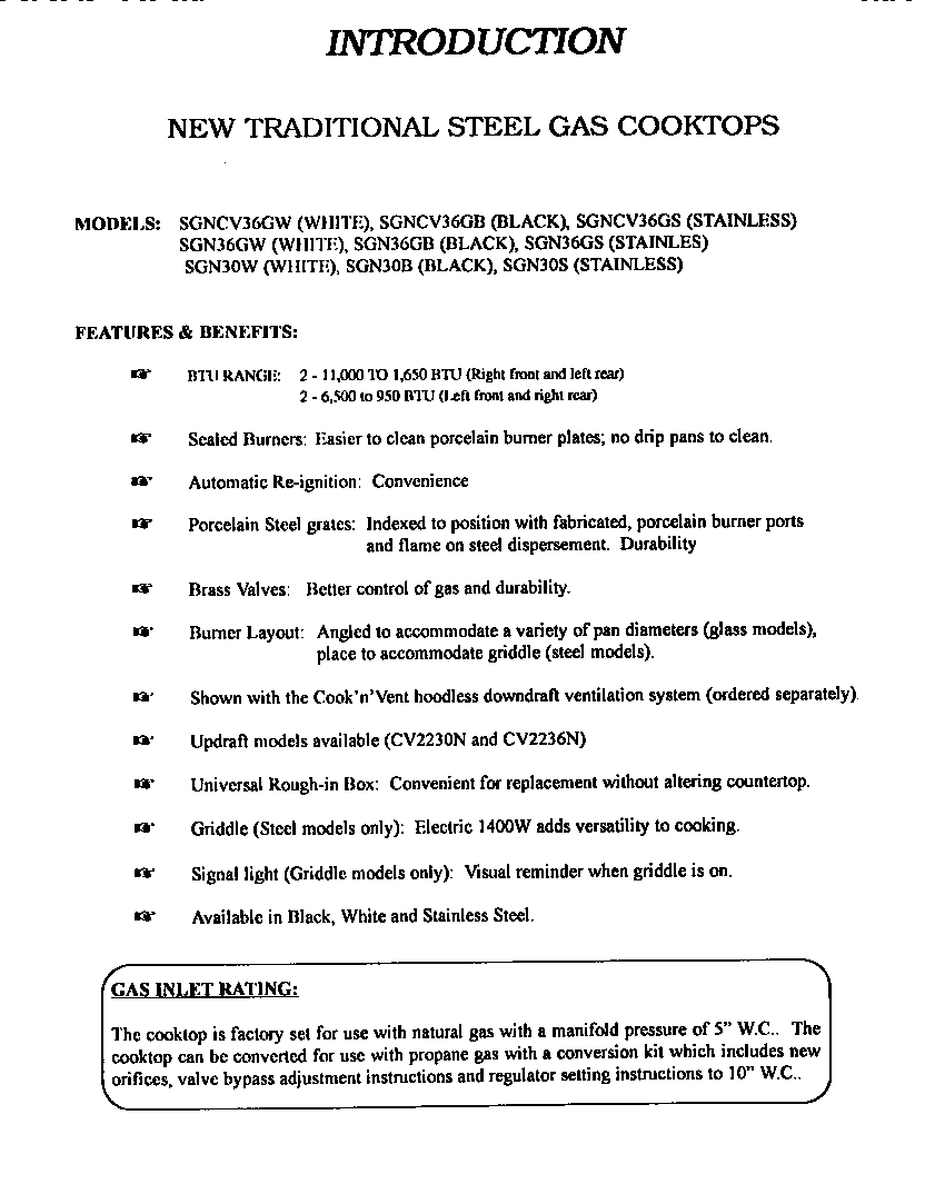 Thermador SGN30S null diagram