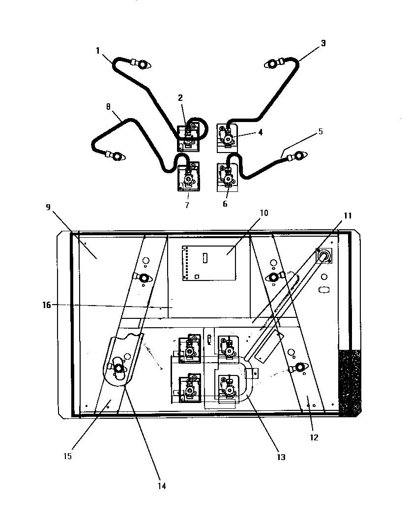 Thermador SGN30S burner box (sgn30) (sgn30b) (sgn30s) (sgn30w) diagram