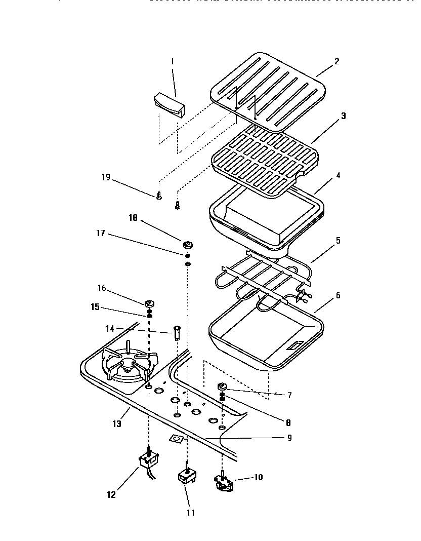 Thermador SGN30S cook "n" vent controls/griddle (sgncv36g/sgn36g) (sgn36gb) (sgn36gs) (sgn36gw) (sgncv36gb) (sgncv36gs) (sgncv36gw) diagram