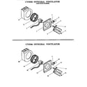 Thermador SGN36GW integral ventilator (cvhsb & cv2536) diagram