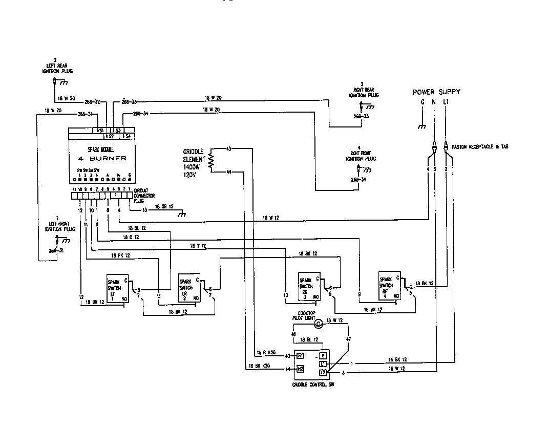 Thermador SGN30S sgn36g wiring diagram (sgn36gb) (sgn36gs) (sgn36gw) diagram