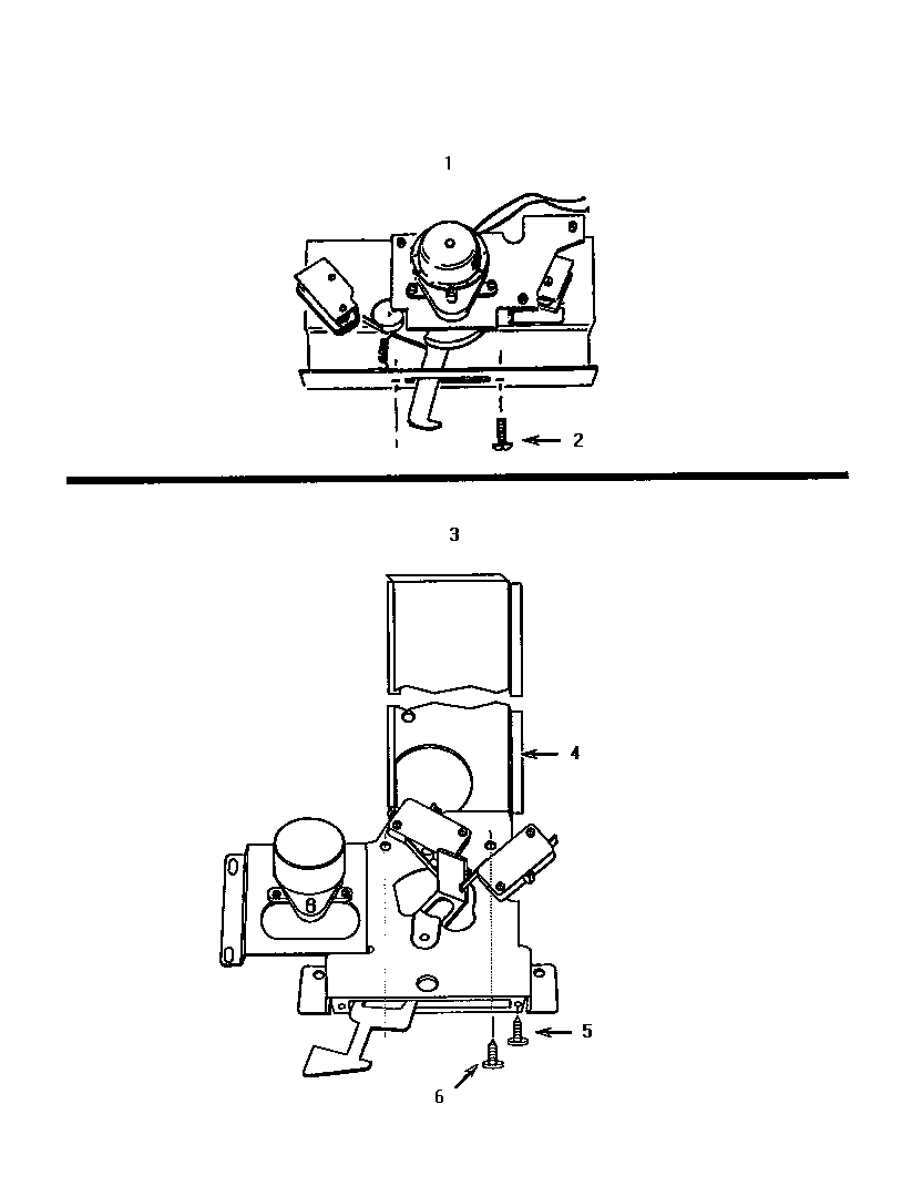 Thermador CT130-03 motorized oven door latches diagram