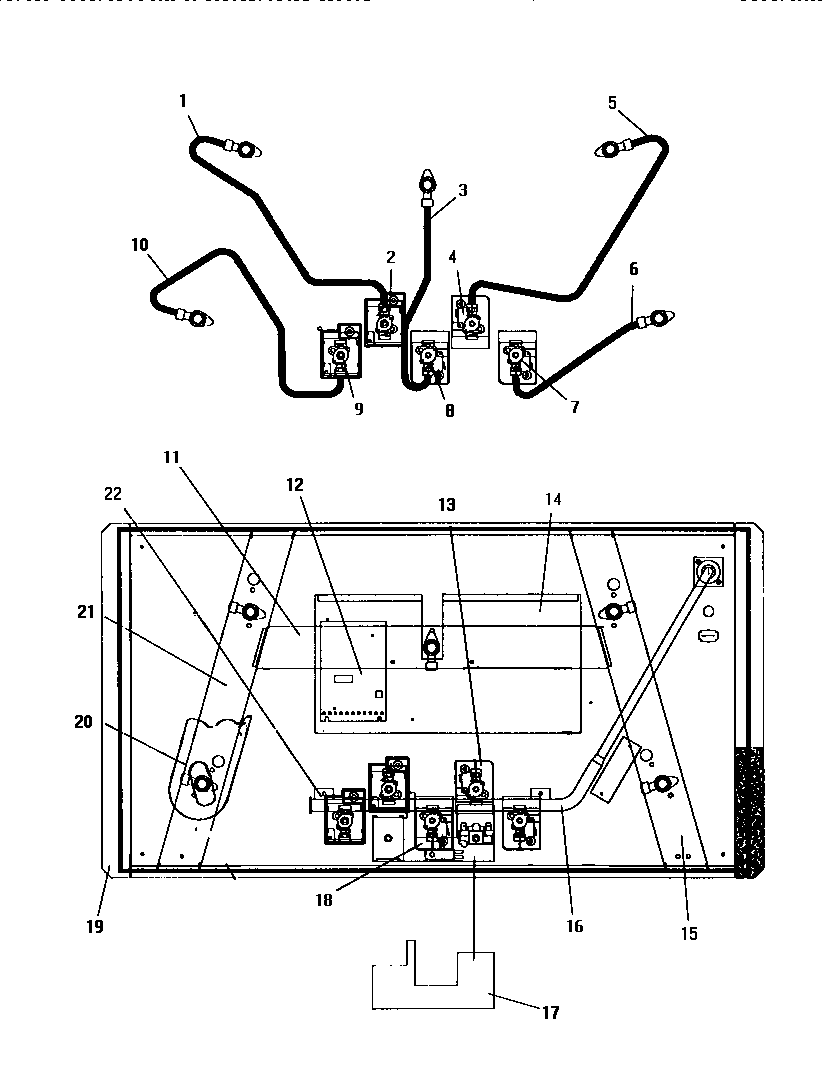 Thermador GGNCV365W burner box (ggn365) (ggn365w) (ggncv30) (ggncv30w) (ggncv36) (ggncv365) (ggncv365w) (ggncv36w) diagram