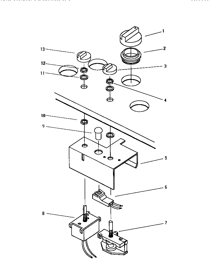 Thermador GGNCV365W cook "n" vent controls (ggncv30) (ggncv30w) (ggncv36) (ggncv365) (ggncv365w) (ggncv36w) diagram