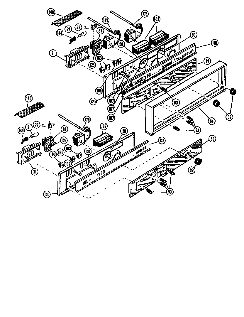 Thermador MSC39 control panel diagram