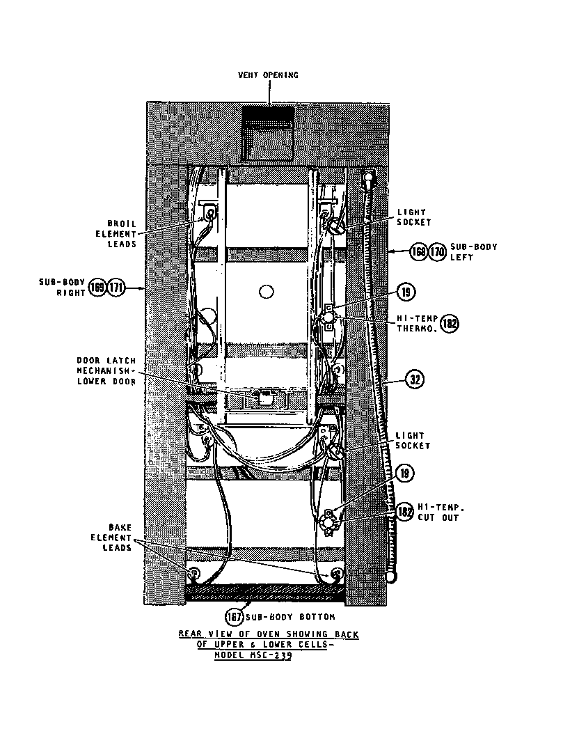 Thermador MSC39 vent diagram