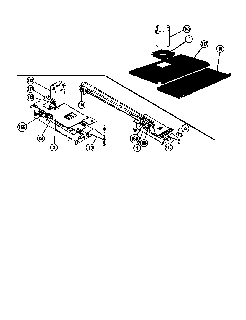 Thermador MSC39 latch assy diagram