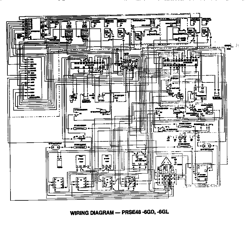 Thermador PRSE48-6GD wiring diagram diagram