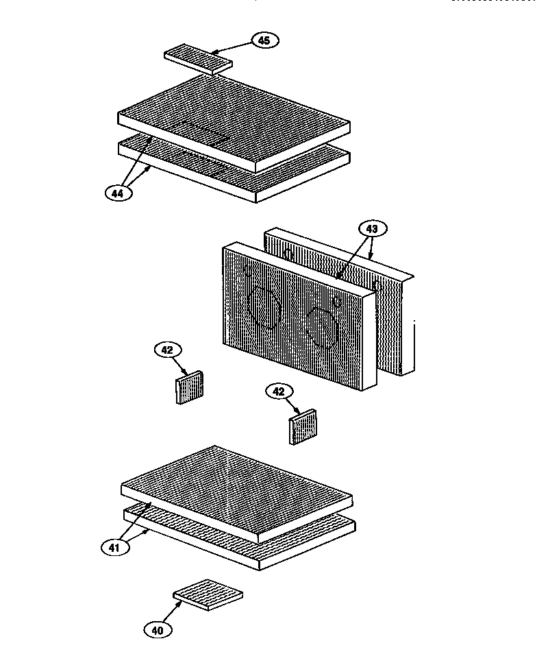 Thermador PRSE366 insulation diagram