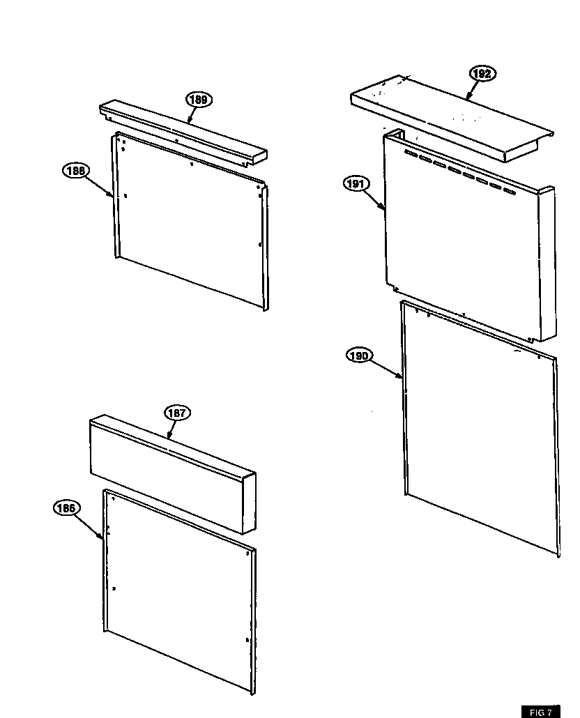 Thermador PRSE366 weldment diagram